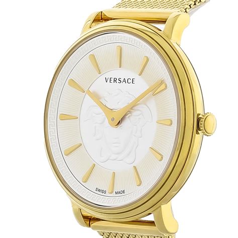 versace v-circle medusa watch|Versace Medusa watch women's.